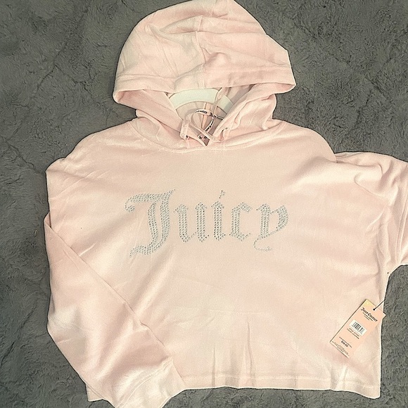 Juicy couture baby pink velour hoodie - Picture 5 of 9